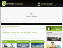 Tablet Screenshot of conferenceconsultancy.com